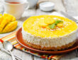 Mango mousse cake